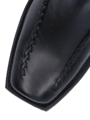 Pre-owned Hereu Ankle Boots 'agula' In Black
