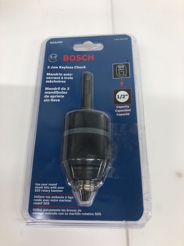 Mandrin de serrage Bosch à 3 mâchoires avec tige SDS-Plus