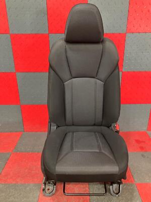 17-23 Subaru Impreza OEM RH Passenger Manual Seat (Black Cloth J20) -SUPER CLEAN