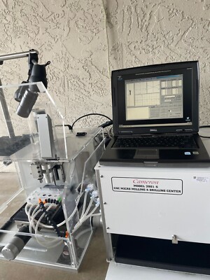 Cameron 2001-S Bench Top CNC Micro Milling & Drilling Center & Dell Laptop