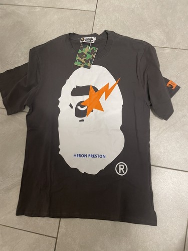 APE BAPE KAWS HERON PRESTON HEAD tシャツ M BAPE x Heron Preston