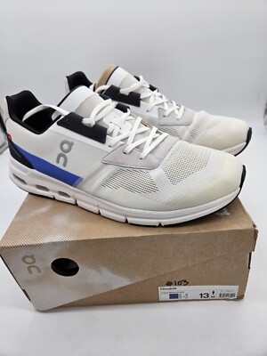 Size 13 - On Cloudswift 3 - Mens - White / Cobalt Excellent Used condition 
