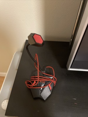 Flexible/Bendable Desktop Microphone w/Mute Button - Works Well!
