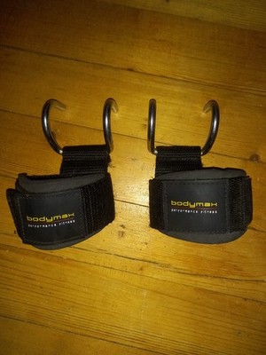 BodyMax Lifting Hooks Pair Weight Lifting Deadlift Wrist Straps Gym Hooks