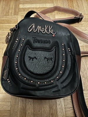 Anekke Rucksack Towanda Katze Minirucksack NEU selten Schwarz