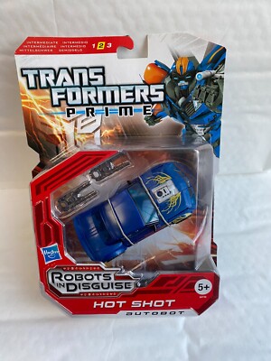 BNIB TRANSFORMERS PRIME ROBOTS IN DISGUISE HOT SHOT AUTOBOT HASBRO FIGURE TOY