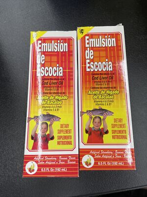 2 EMULSION DE ESCOCIA-STRAWBERRY-BANANA 6.5 OZ