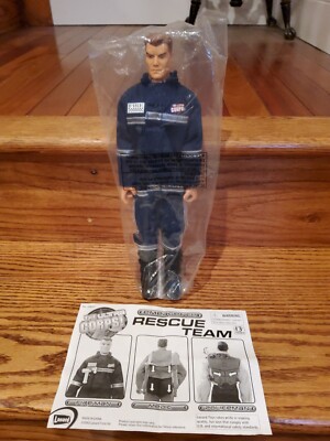 Lanard 2001 Ultra Corps 12'' Emergency Rescue Team Fireman Figure Only,  New 