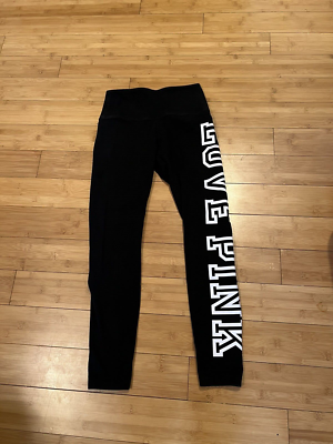 PINK Victoria s Secret Black Yoga Pants Women s Size M 170 72A