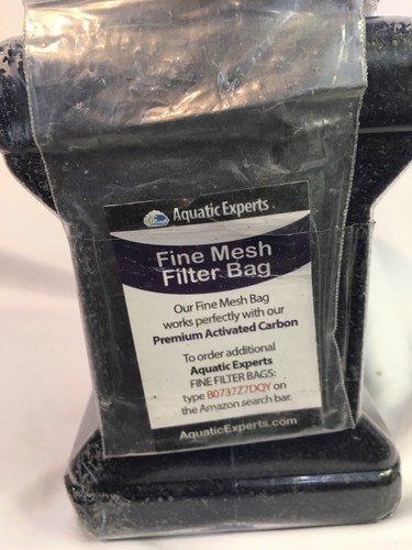 PREMIUM ACTIVATED CARBON AQUATIC EXPERTS CHARCOAL MEDIA REMOVES ODORS 3.5 LBS