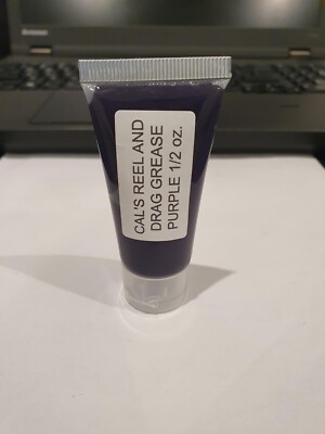 CAL'S UNIVERSAL REEL AND DRAG GREASE (PURPLE)  15 GRAMS (0.5 OZ.) TUBE
