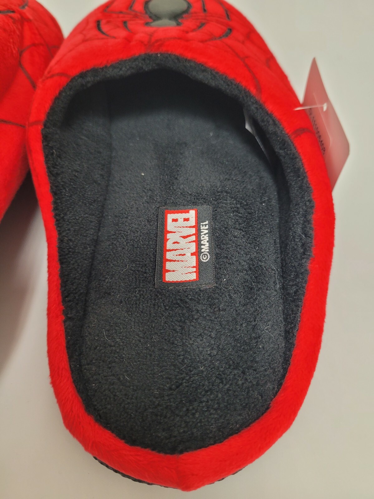 Disney Marvel Spider-Man "Logo" Adult Slip On Slippers Size US 8 / EU 41