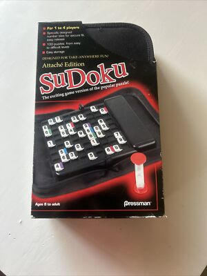 Sudoku Attache Edition Pressman 2006 Game