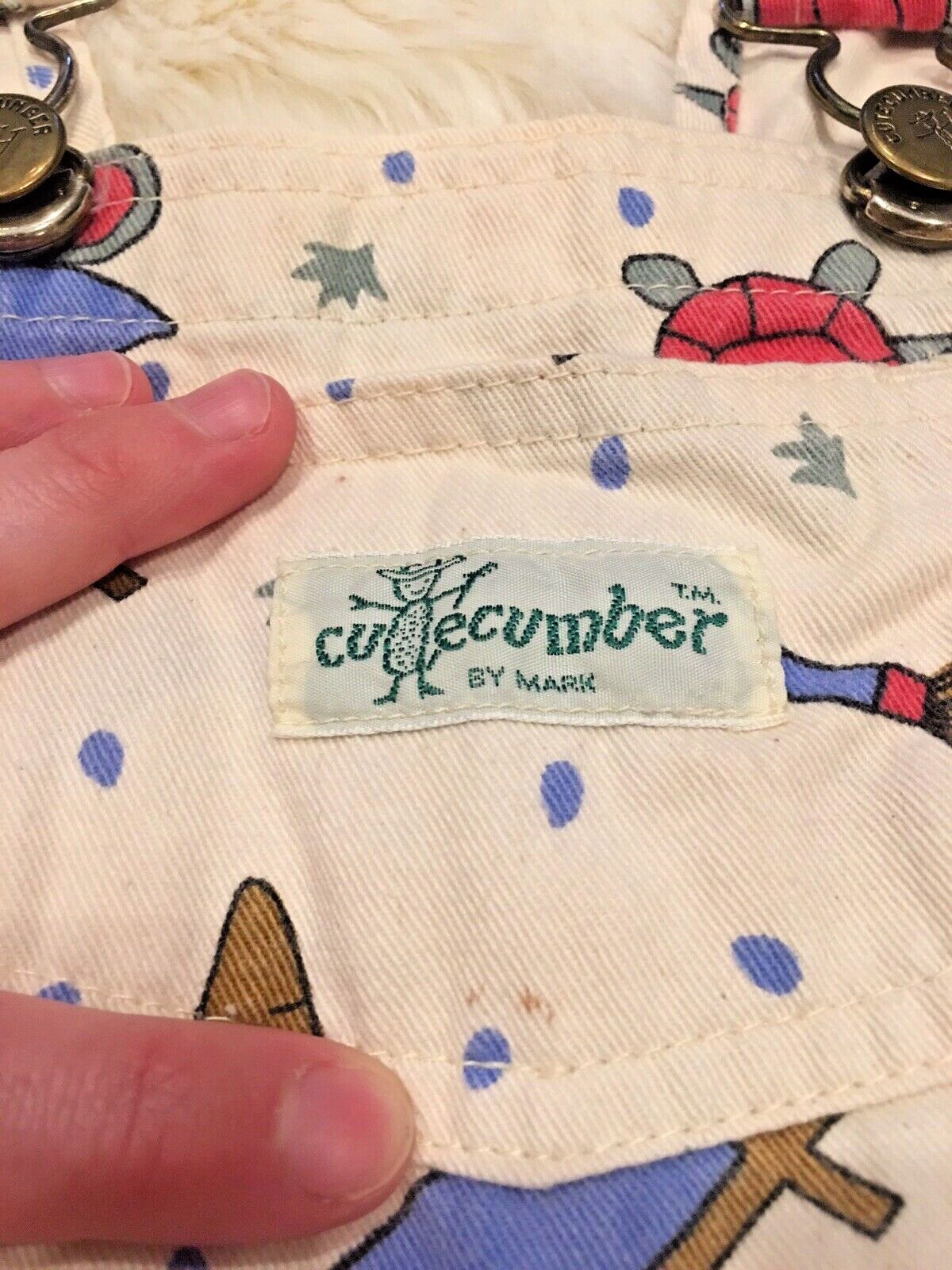 Vintage Cutecumber by Mark Shortalls 2T Unisex Gardening Rake Wheelbarrow Turtle