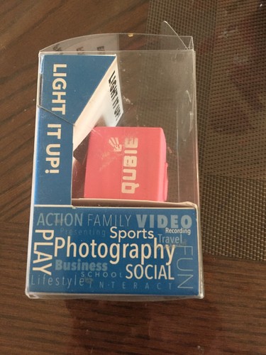 Qubie Professional Lighting LED Micro Light for Photography Pink S1M