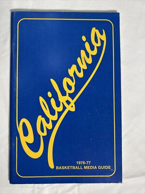 1976-1977 University of California at Berkeley Basketball Media Booklet
