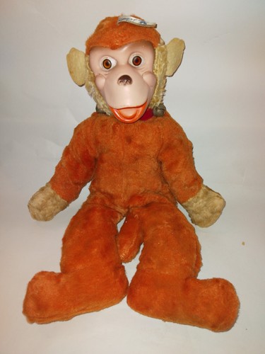 Vintage Expert Toy New York Rubber Face Plush Stuffed Doll