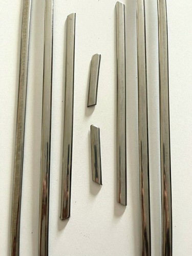 For Mercedes Benz W202 Door Moulding Chrome Trims 8 PCS