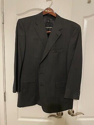 Austin Reed 46R Lined Gray Wool Suit Coat & Pants London-England for Dillards