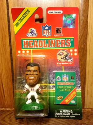 San Francisco 49ers KEN NORTON JR. 1998 NFL Headliners Figurine ~ New