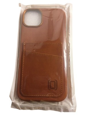 Dockem Leder Handytasche mit Kartenfach Braun 17cm