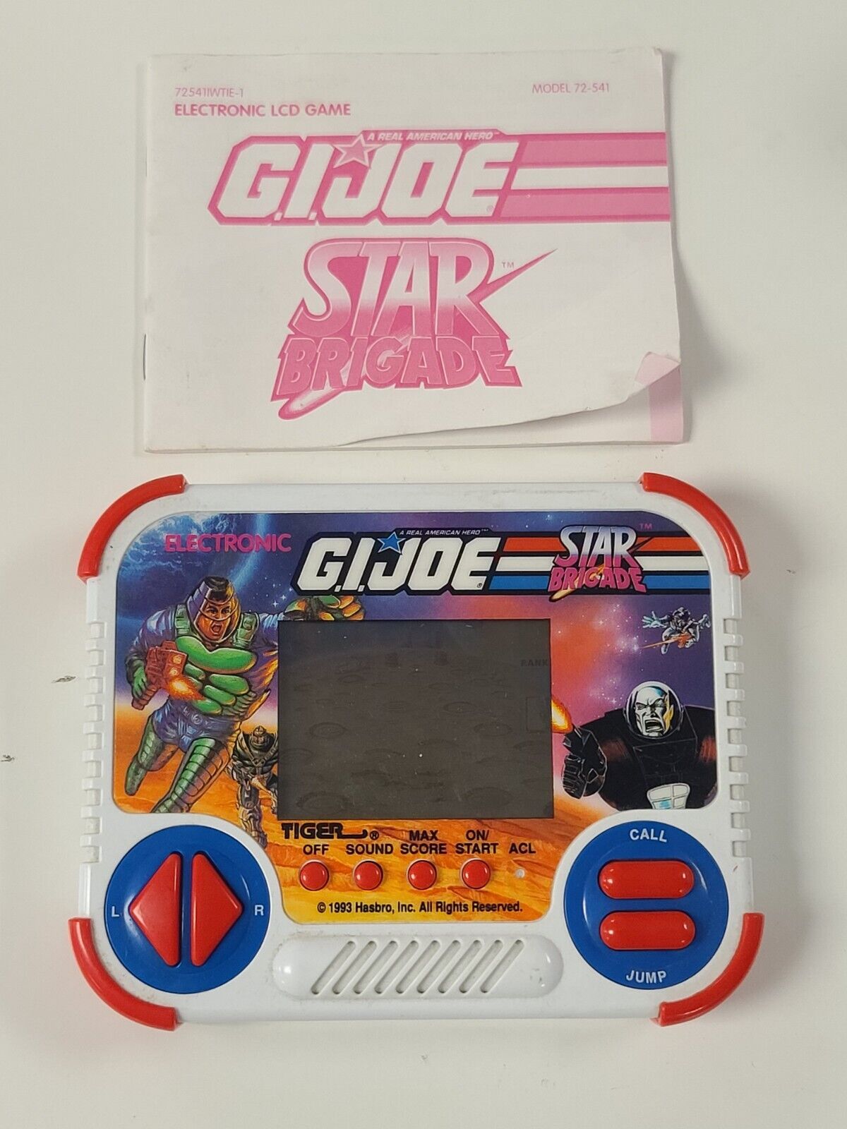 1993 Tiger Electronic GI JOE X STAR BRIGADE Handheld Game 1993 Tiger Electronic GI JOE X STAR BRIGADE Handheld Game
