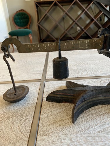 Fairbanks Scale Cast Iron Fishtail Farmhouse Decor