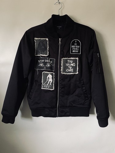 DROP DEAD ドロップデッド ★ Stay Dead Bomber Drop Dead Bomber Death is Key Jacket Size S | eBay