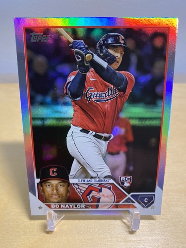 2023 Topps Series 2 - BO NAYLOR #421 (RC) *Rainbow Foil Parallel* - Cleveland