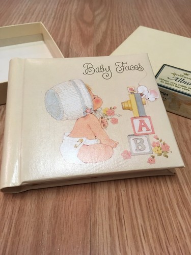 Baby Faces Photo Album Brag Book Hallmark In Original Box New Old Stock Vintage