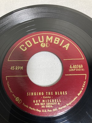 Guy Mitchell - Singing The Blues/Crazy With Love - 45 RPM Vinyl Record 7'' Single
