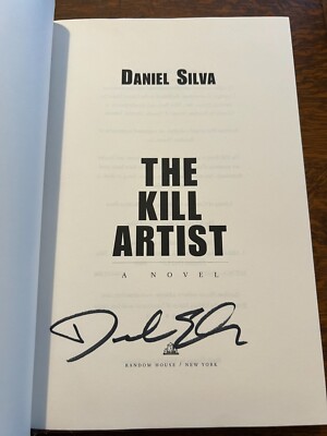 The Kill Artist by Daniel Silva Signed 1st Hardback Like New Gabriel Allon 1