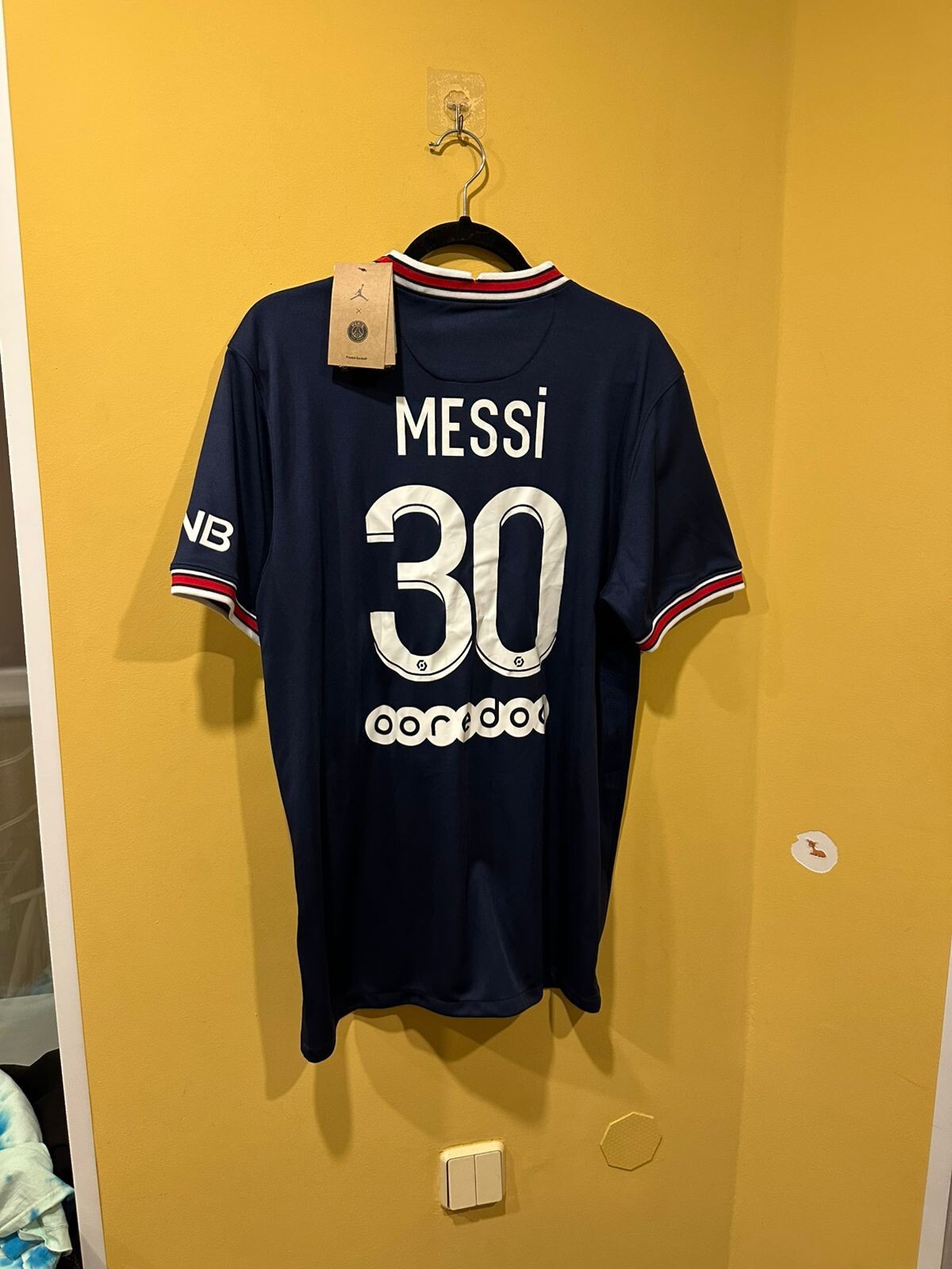 Jordan x PSG 2021-2022 Lionel Messi Soccer Jersey Men's Size