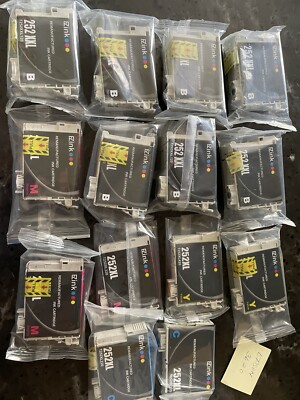 14/252XL BLACK /COLOR Ink for Epson Worforce WF-3620 WF-3640 WF-7110 WF-7720DTWF