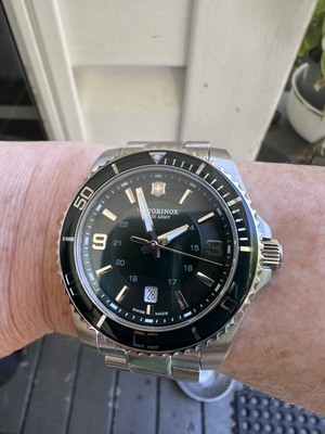 New Victorinox Swiss Army Maverick Large Quartz Green Dial New Victorinox Swiss Army Maverick Large Quartz Green Dial