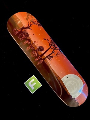 RARE Darrell Stanton Element For Life Pro Model Skateboard Deck Sunset