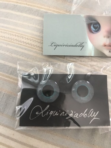 Liquiriziadolly Hand painted Eye Chips For 12” Blythe Doll 3 Pair