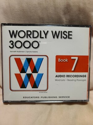 Shelf00C Audiobook~ Worldly wise 3000 - book 7 - educators publishing service