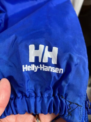 Helly Hansen Pants Adult XL Royal Blue Outer Shell Golf Rain Windbreaker Mens