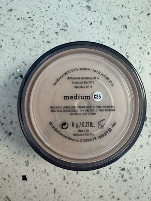 bareMinerals SPF 15 Medium Matte Original Loose Powder Foundation 6g C25