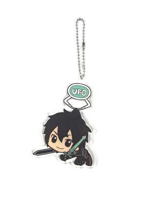 Sega Sword Art Online Swing Талисман-Арициклический брелок-оберег на ремешке ~ Kirito SG4084