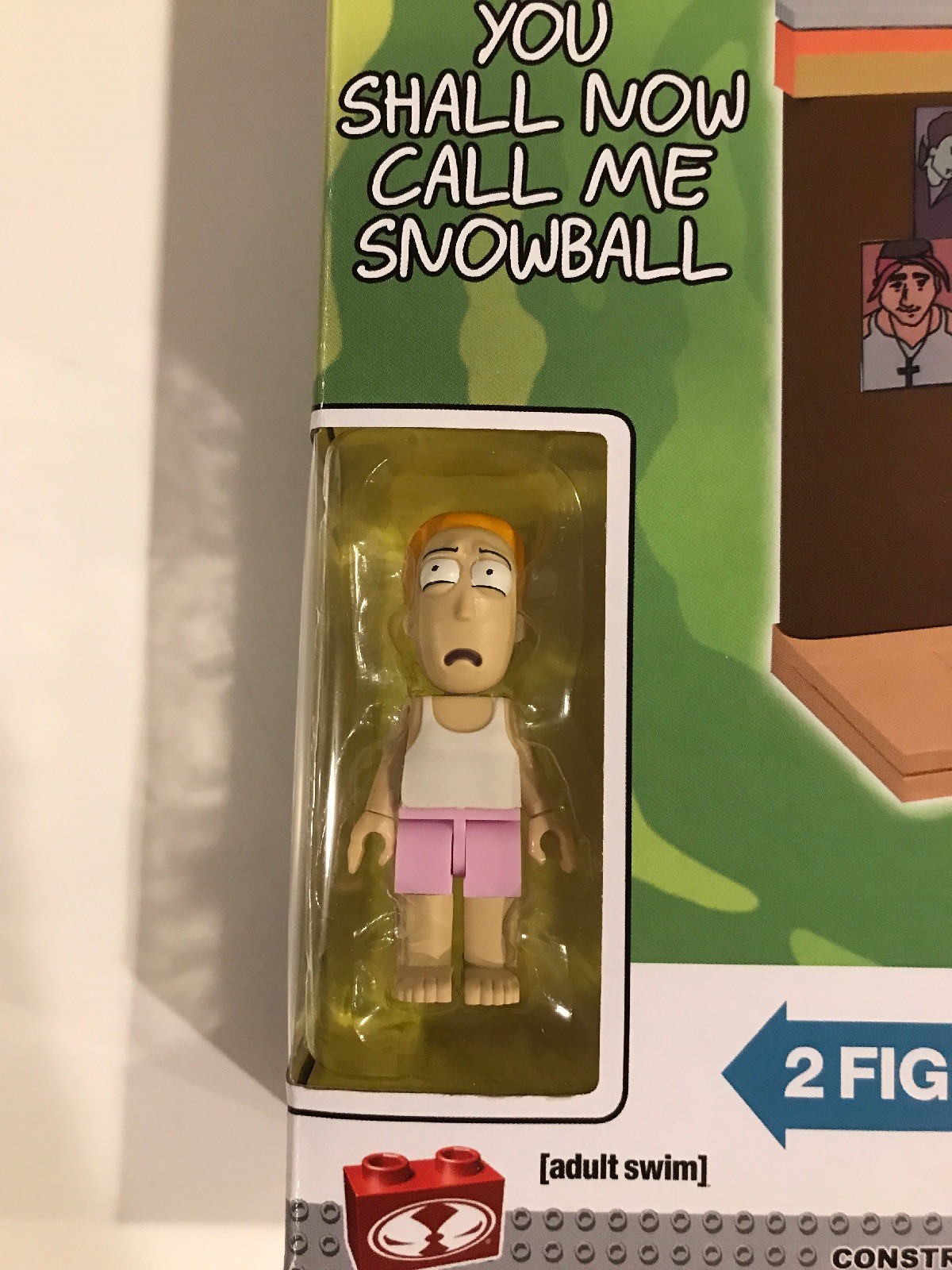 You Shall Call Me Snowball Rick and Morty Medium Seth McFarlane Construction Set