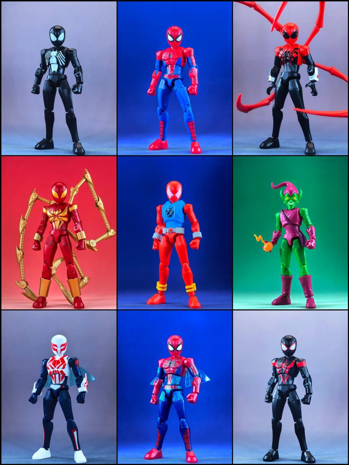 Lot De 9 Figurines Marvel Legends - Collection Occasion