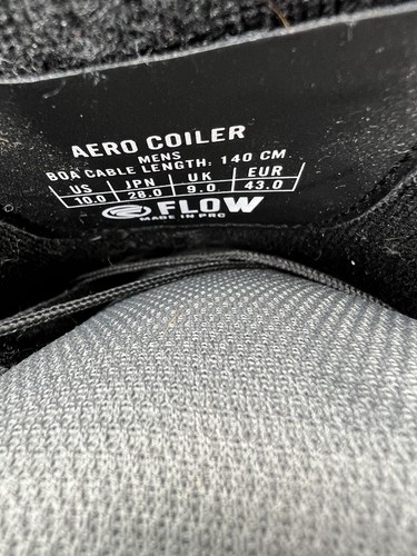 FLOW Aero Coiler Snowboard Bindings Men&rsquo;s Size 10 BOA