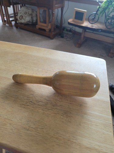 Vintage Large Wood Sock Darner Darning Mending Sewing Repair Tool Item .Aprox.9