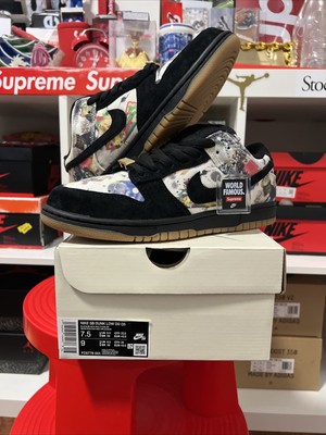 Size 7.5 - Nike SB Dunk Low x Supreme Rammellzee