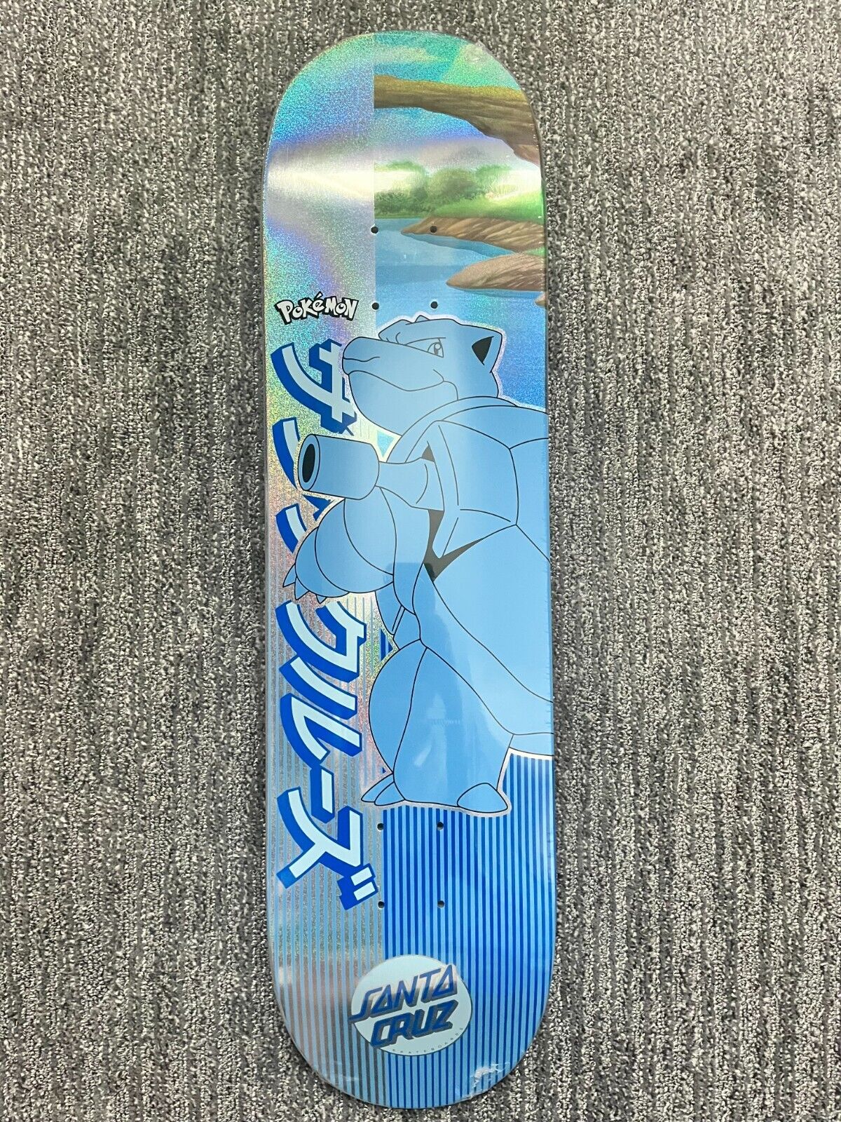 Santa Cruz X Pokemon Blind Bag Blastoise Skateboard Deck Santa Cruz X Pokemon Blind Bag Blastoise Skateboard Deck