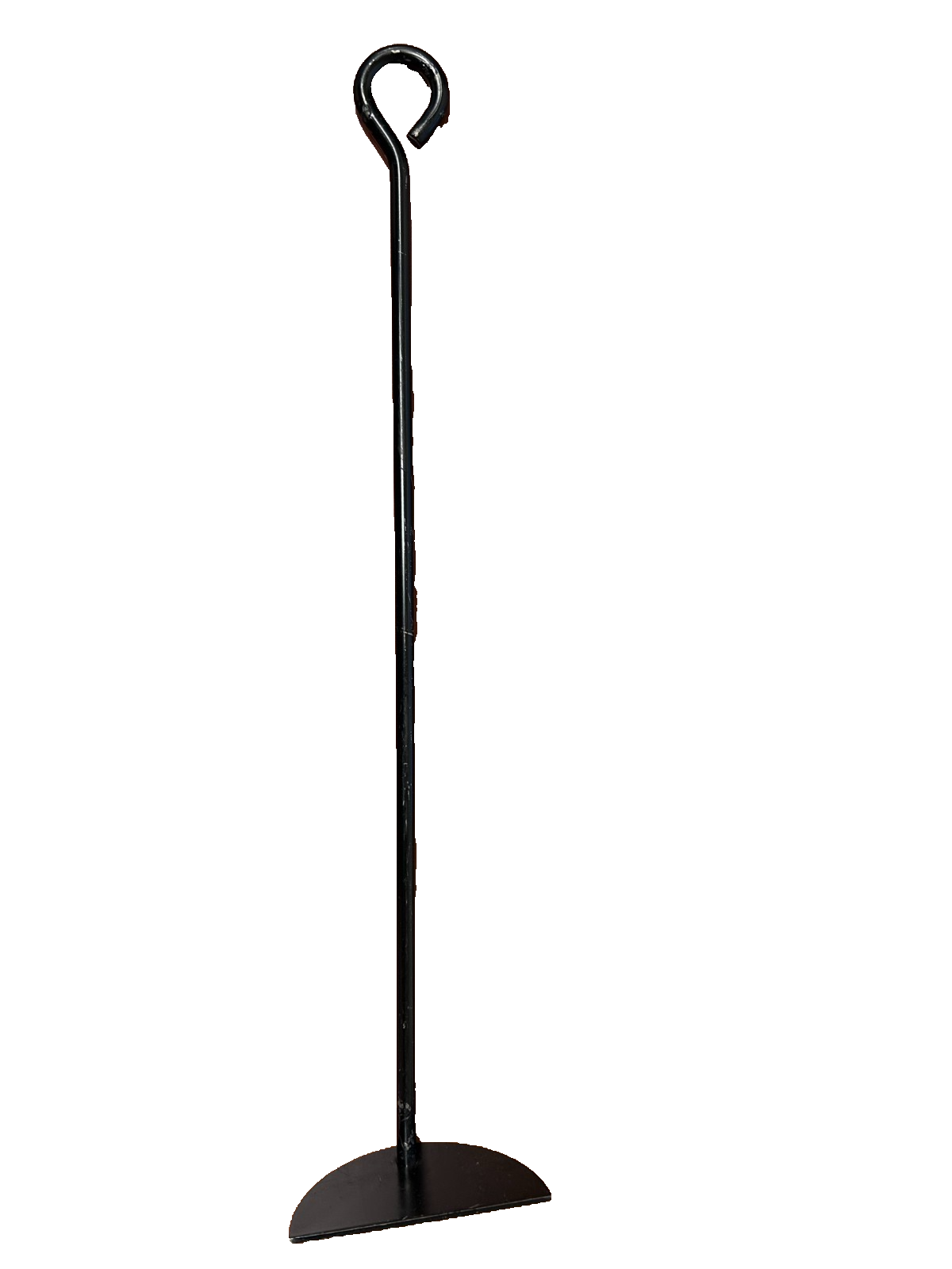 Leecroft D Shaped Flue and Chimney Rake Black 50cm SALE Marked Handle