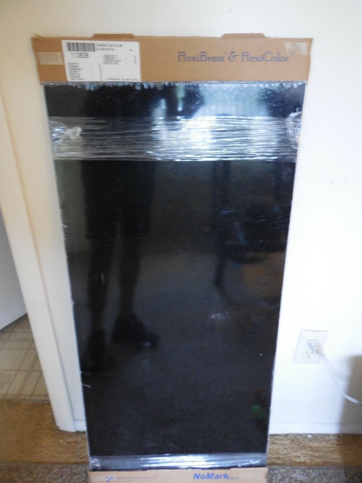 Phenolic sheet for engraving, black/white 1/16