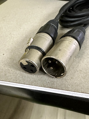 XLR M to XLR F Cable (10ft)